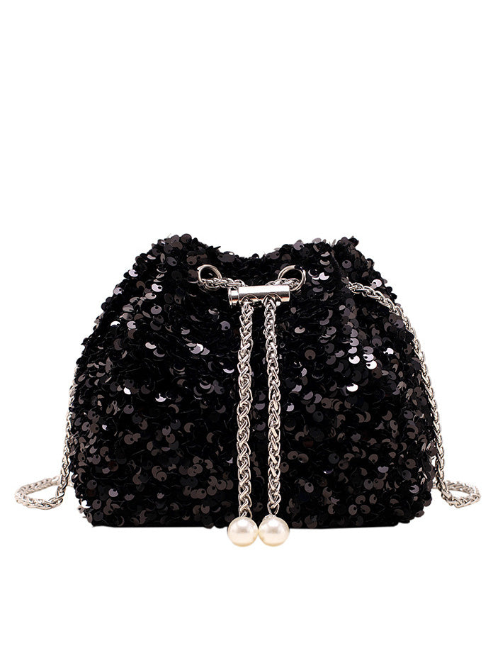 Fashionable And Personalized Sequined Evening Bag